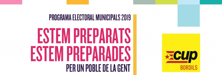 Programa electoral municipals 2019